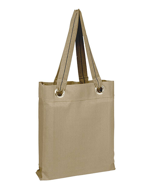 Q-Tees Q1630 Large Grommet Tote at GotApparel