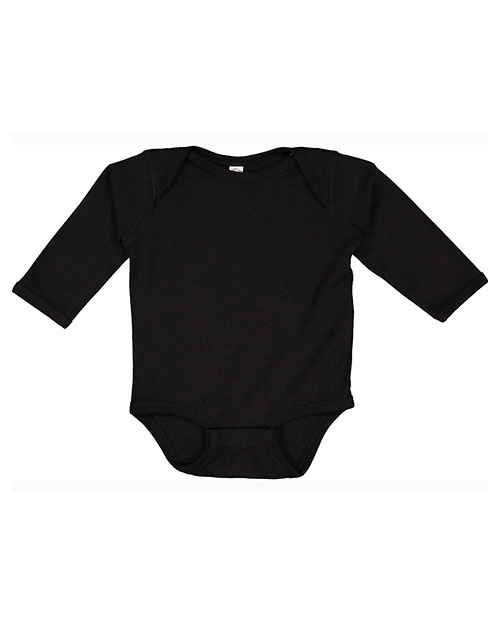 Rabbit Skins 4411 Toddler Long Sleeve Lap Shoulder Creeper at GotApparel