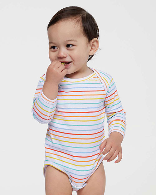 Rabbit Skins 4421RS Infant Long Sleeve Jersey Bodysuit at GotApparel