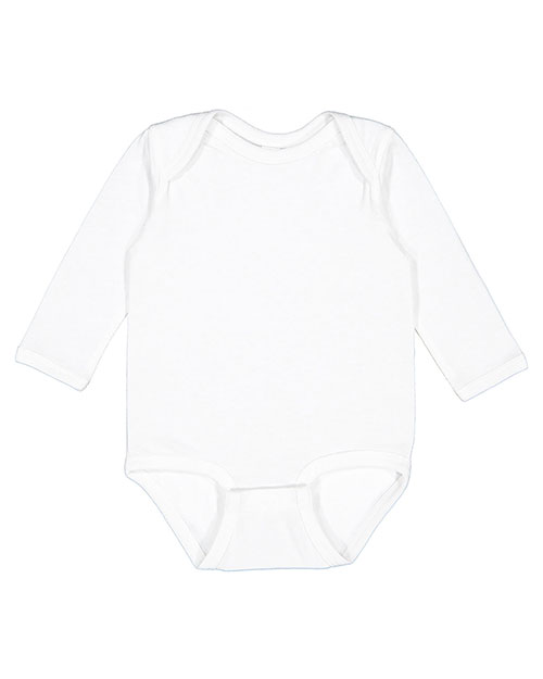 Rabbit Skins 4421RS Infant Long Sleeve Jersey Bodysuit at GotApparel