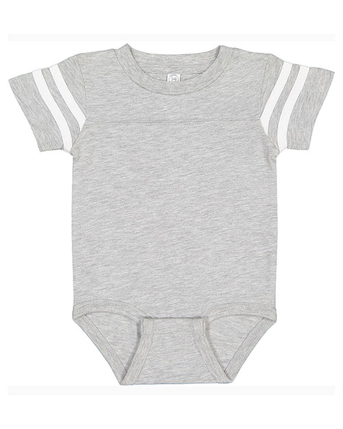 Rabbit Skins 4437 Toddler Fine Jersey Football Bodysuit at GotApparel