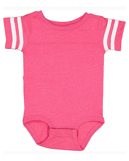 Rabbit Skins 4437 Toddler Fine Jersey Football Bodysuit at GotApparel