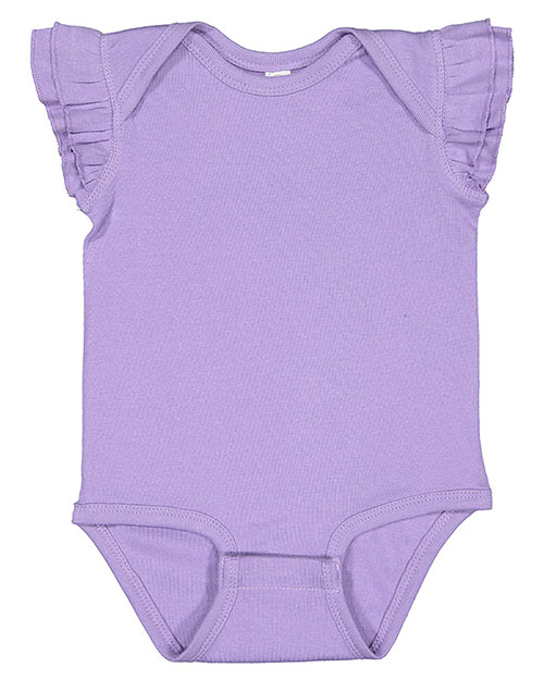 Rabbit Skins 4439  Infant Flutter Sleeve Bodysuit at GotApparel