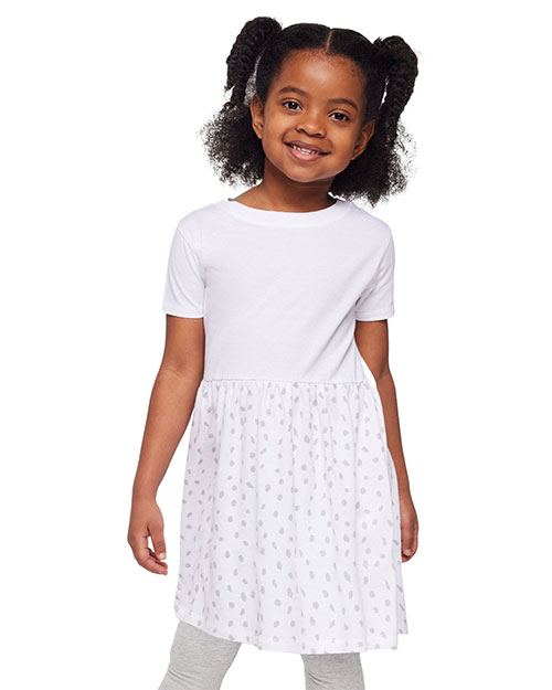 Rabbit Skins 5333  Toddler Fine Jersey Dress at GotApparel