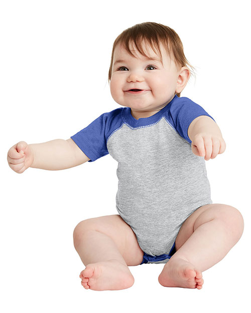 Rabbit Skins RS4430 Infant Baseball Fine Jersey Bodysuit at GotApparel