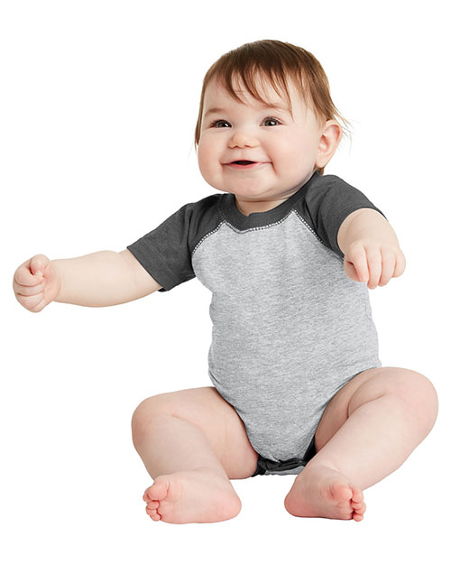Rabbit Skins RS4430 Infant Baseball Fine Jersey Bodysuit at GotApparel