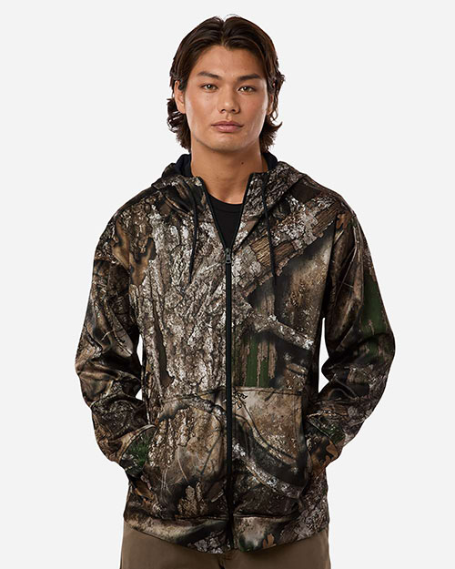RealTree RT5201 Unisex Realtree Performance Full-Zip Hooded Sweatshirt at GotApparel