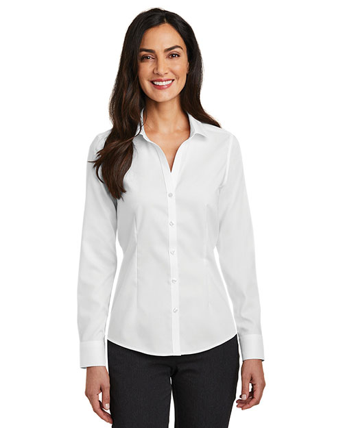 Red House RH250 Ladies 3.8 oz Pinpoint Oxford Non-Iron Shirt at GotApparel