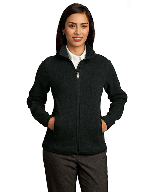 Red House RH55 Women Sweater Fleece Full-Zip Jacket at GotApparel