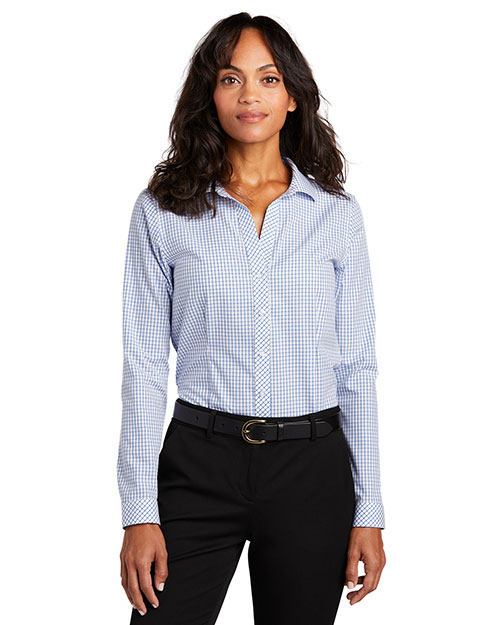 Red House RH86 Women ® Ladies Open Ground Check Non-Iron Shirt at GotApparel