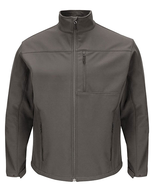 Red Kap JP68 Men Deluxe Soft Shell Jacket at GotApparel