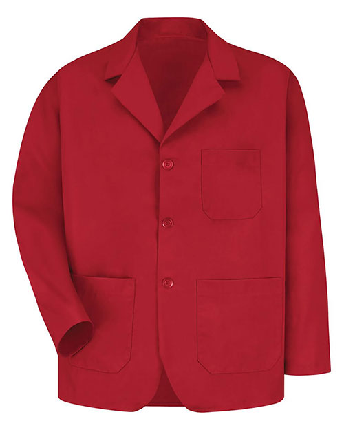 Red Kap KP10 Men Lapel Counter Coat at GotApparel