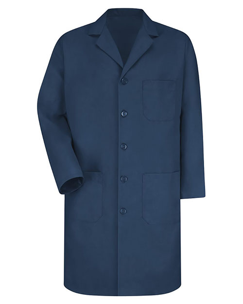 Red Kap KP14L Men Button Front Lab Coat - Long Sizes at GotApparel