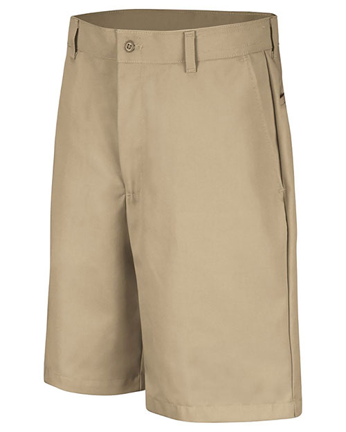 Red Kap PC26EXT Men Cotton Casual Plain Front Shorts - Extended Sizes at GotApparel