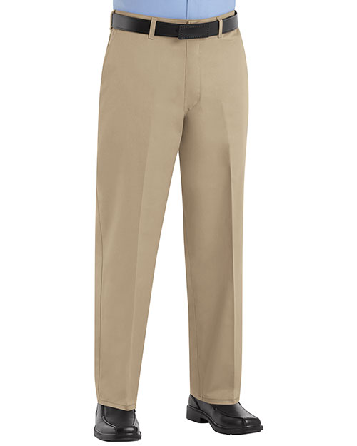 Red Kap PC44 Men Plain Front Casual Cotton Pants at GotApparel