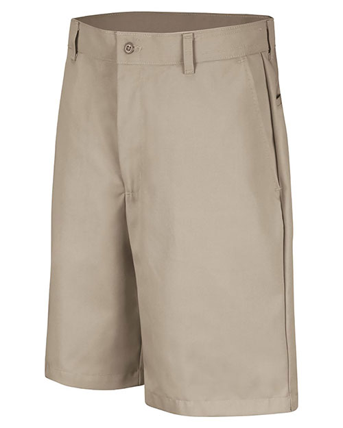 Red Kap PT26 Men Plain Front Shorts at GotApparel
