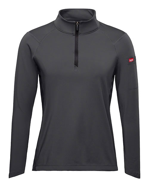 Red Kap QZW1 Women's Performance Cadet Collar Quarter-Zip Pullover at GotApparel