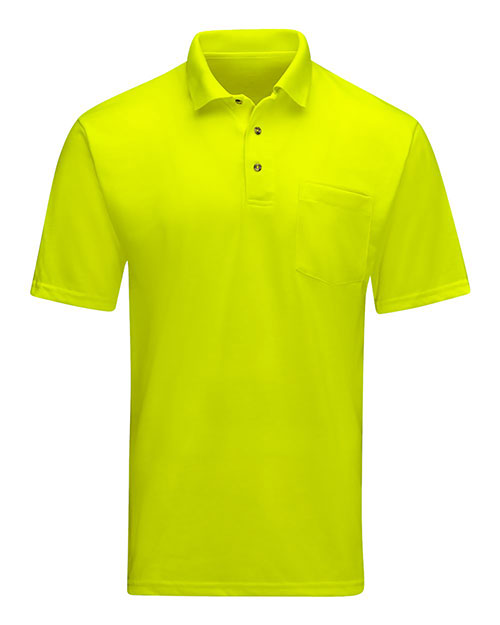 Red Kap SK01 Men's Enhanced Visibility Safety Polo at GotApparel