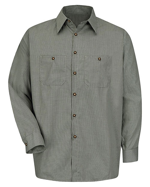 Red Kap SP10L Premium Long Sleeve Work Shirt Long Sizes at GotApparel