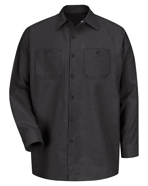 Red Kap SP14L Men Industrial Work Shirt Long Sizes at GotApparel