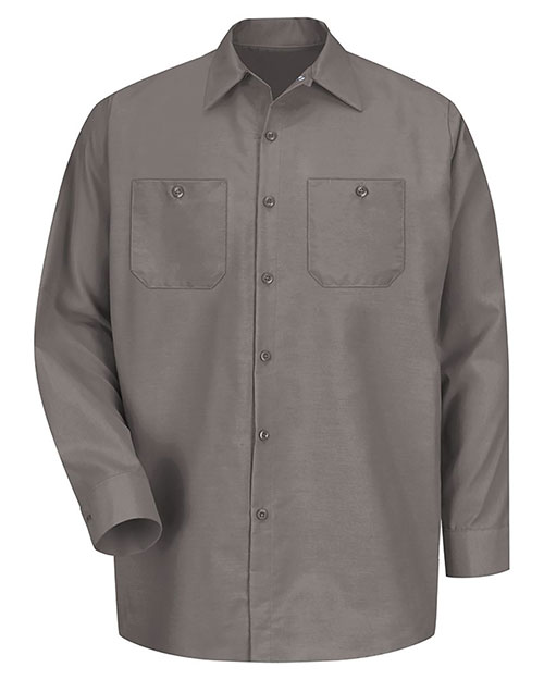 Red Kap SP14L Men Industrial Work Shirt Long Sizes at GotApparel