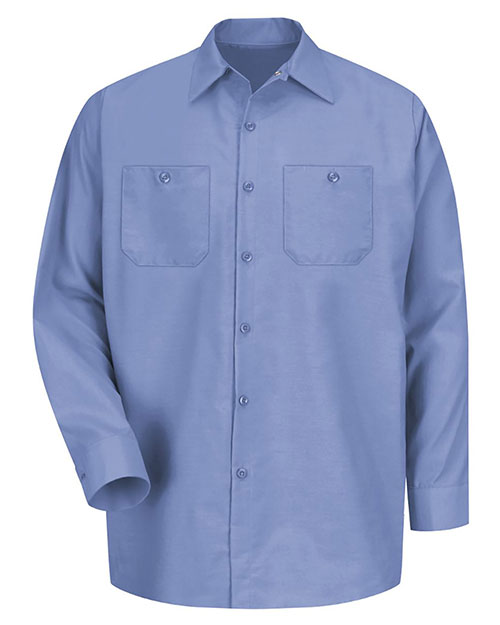Red Kap SP14L Men Industrial Work Shirt Long Sizes at GotApparel