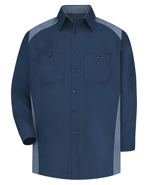 Red Kap SP18L Long Sleeve Motorsports Shirt - Long Sizes at GotApparel