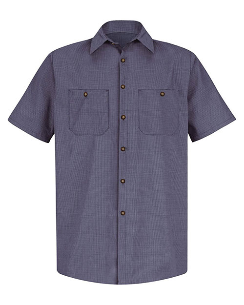Red Kap SP20L Premium Short Sleeve Work Shirt Long Sizes at GotApparel