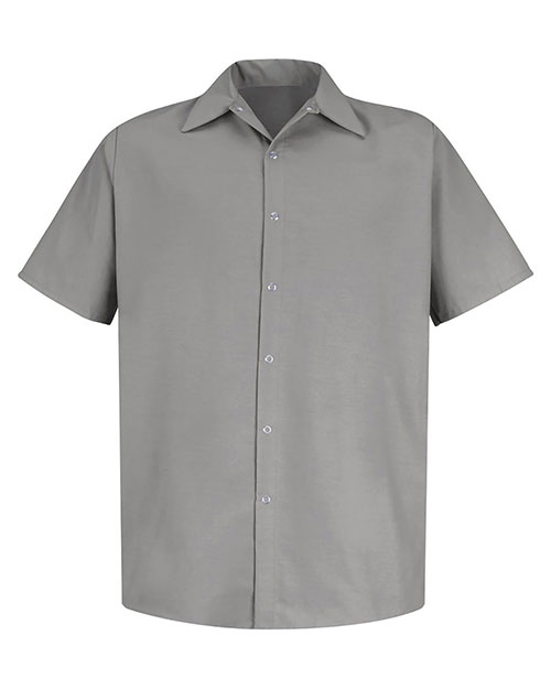 Red Kap SP26 Specialized Short Sleeve Pocketless Work Shirt at GotApparel