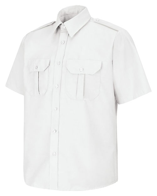 Red Kap SP66L Men Short Sleeve Security Shirt Long Sizes at GotApparel