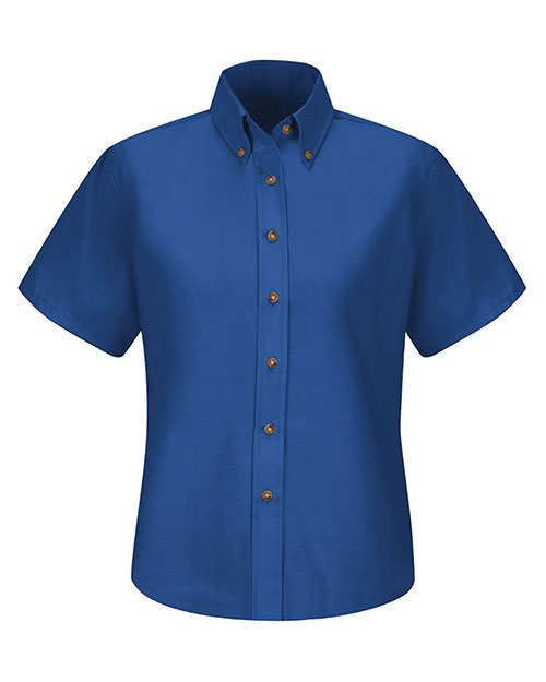 Red Kap SP81EXT Women's Poplin Dress Shirt Extended Sizes at GotApparel