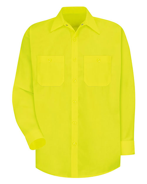 Red Kap SS14 Enhanced Visibility Long Sleeve Work Shirt at GotApparel