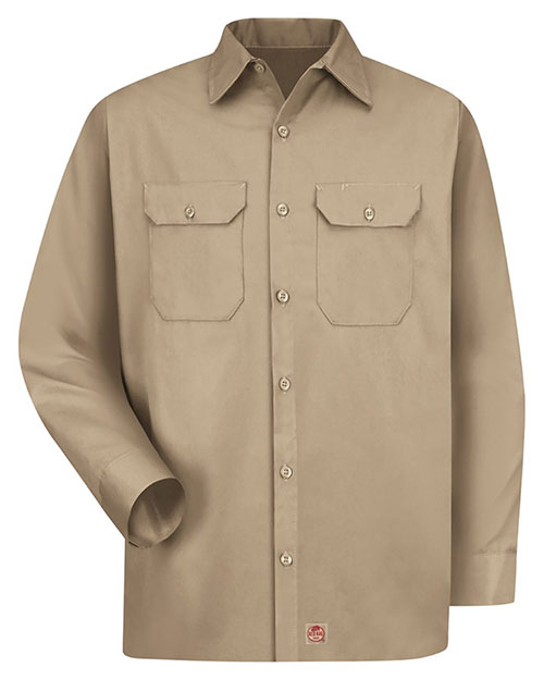 Red Kap ST52L Utility Long Sleeve Work Shirt Long Sizes at GotApparel