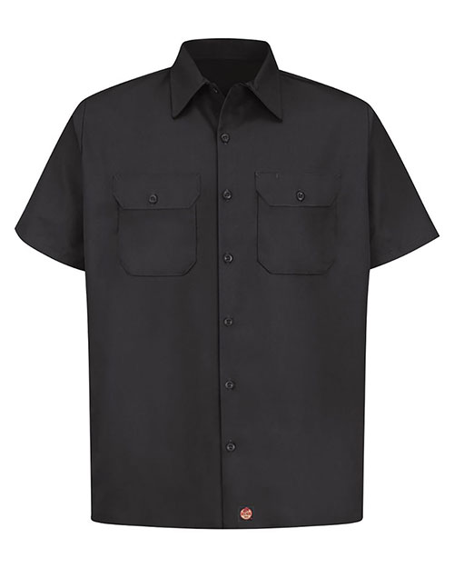 Red Kap ST62 Men Utility Short Sleeve Work Shirt at GotApparel