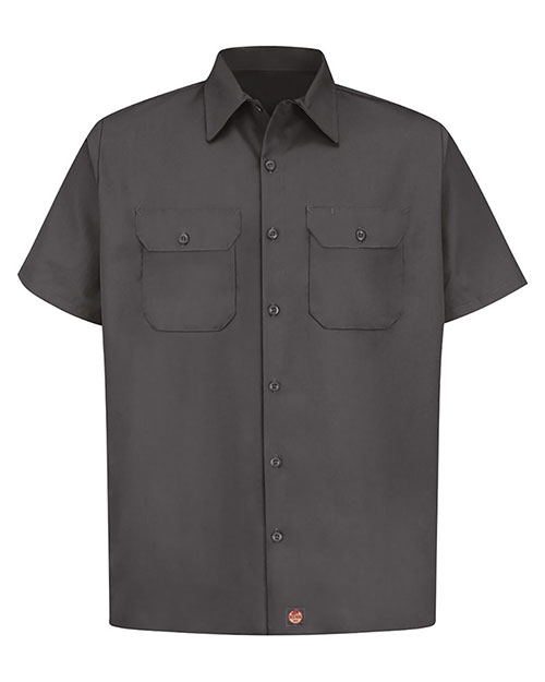 Red Kap ST62 Men Utility Short Sleeve Work Shirt at GotApparel