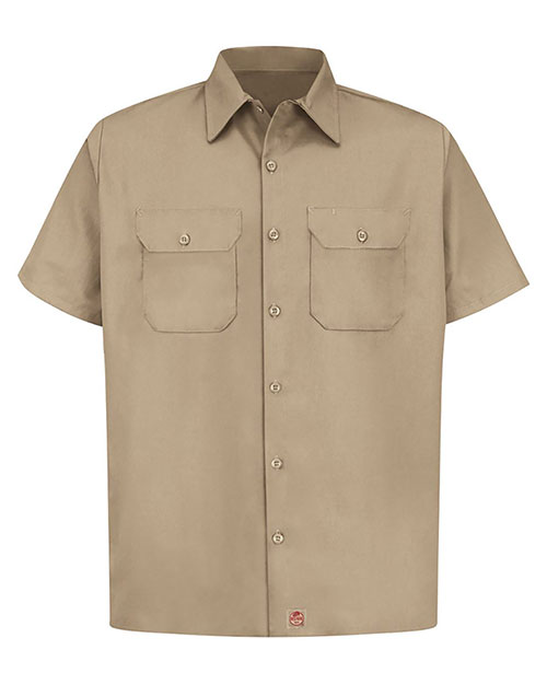 Red Kap ST62 Men Utility Short Sleeve Work Shirt at GotApparel