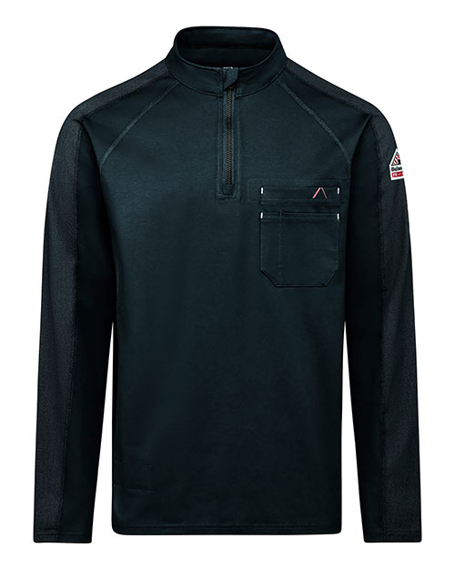 Red Kap STZ2 Men's Flex Knit Quarter-Zip Pullover at GotApparel