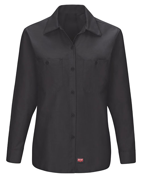 Red Kap SX11 Women 's Long Sleeve Mimix Work Shirt at GotApparel