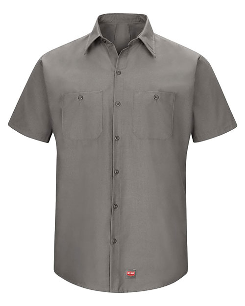 Red Kap SX20 Men Mimix™ Short Sleeve Workshirt at GotApparel