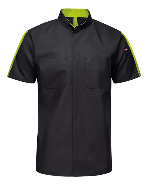 Red Kap SX46 Men's Mimix™ Pro+ Short Sleeve Work Shirt With OilBlok at GotApparel