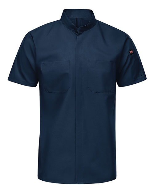 Red Kap SX46 Men's Mimix™ Pro+ Short Sleeve Work Shirt With OilBlok at GotApparel