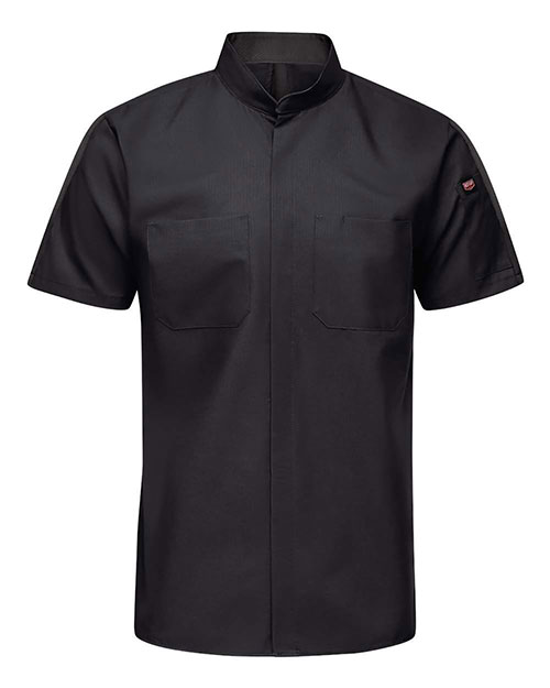 Red Kap SX46T Men's Tall Mimix™ Pro+ Short Sleeve Work Shirt With OilBlok at GotApparel