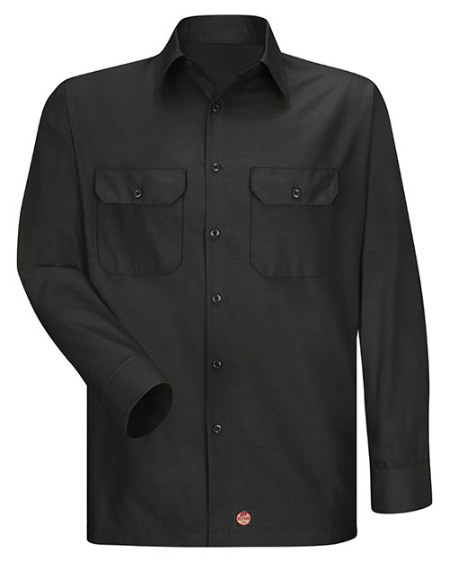 Red Kap SY50 Men Ripstop Long Sleeve Shirt at GotApparel