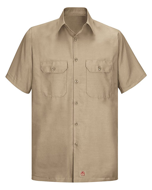 Red Kap SY60 Men Ripstop Short Sleeve Work Shirt at GotApparel