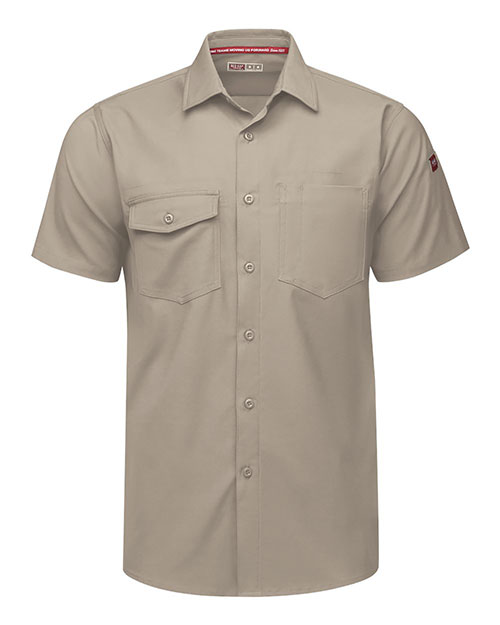 Red Kap TSM2T Men's Tall Cooling Work Shirt at GotApparel