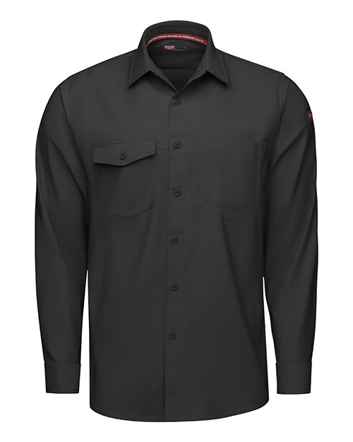 Red Kap TSM4T Men's Tall Cooling Long Sleeve Work Shirt at GotApparel