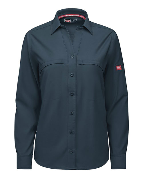 Red Kap TSW3 Women's Cooling Long Sleeve Work Shirt at GotApparel