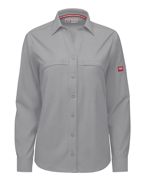 Red Kap TSW3 Women's Cooling Long Sleeve Work Shirt at GotApparel