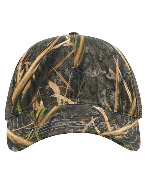 Richardson 111P Unisex Washed Printed Trucker Cap at GotApparel