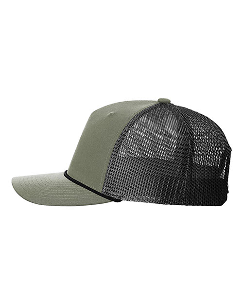 Richardson 112FPR Five-Panel Trucker with Rope Cap at GotApparel
